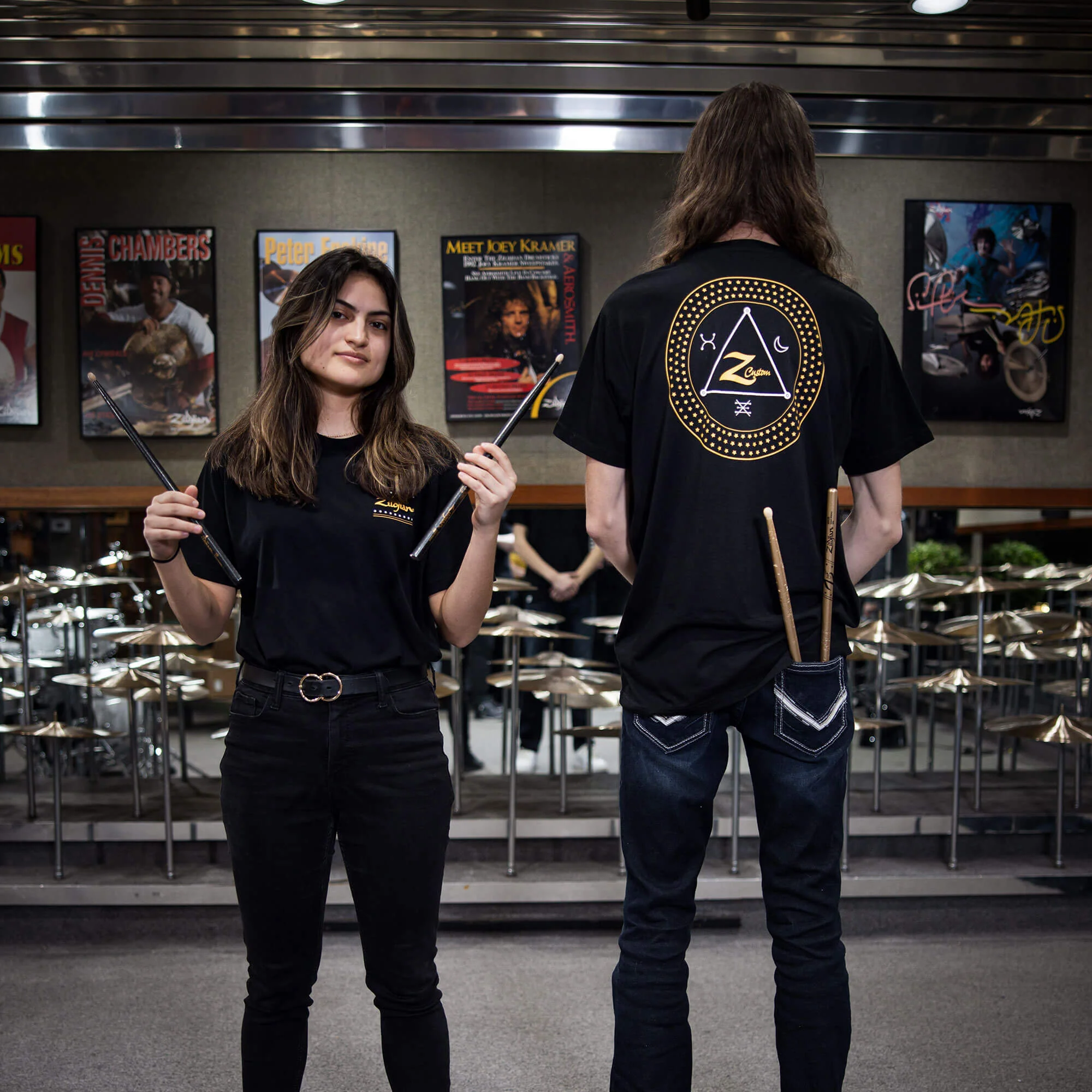 Zildjian 🥁 black LE Z Custom T-Shirt in size L - Main Image