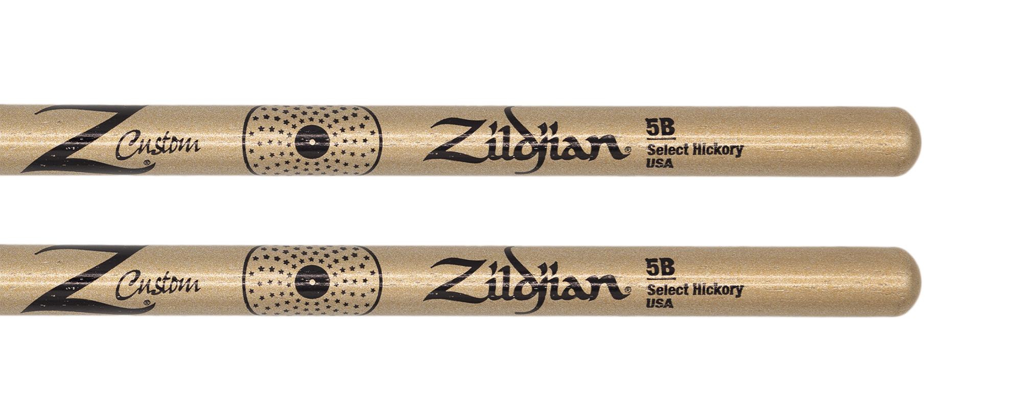 Zildjian Limited Edition Z Custom Gold Chroma Nylon Drumsticks - 5B