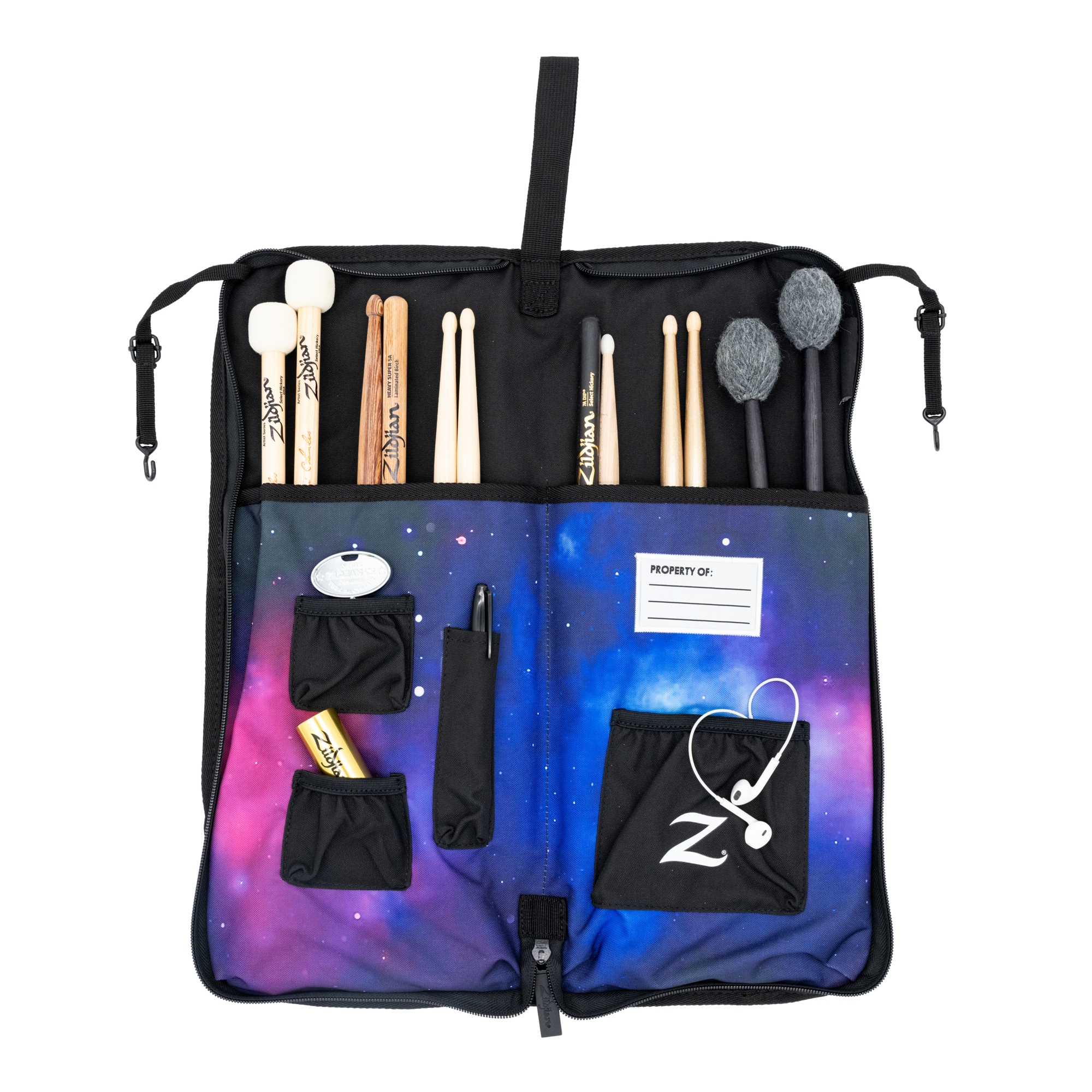 Zildjian Student Drumstick Bag in Purple Galaxy