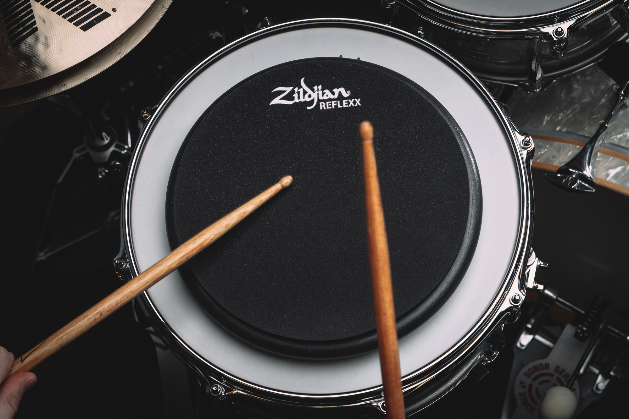 Zildjian Reflexx Conditioning Pad in Schwarz- 10"