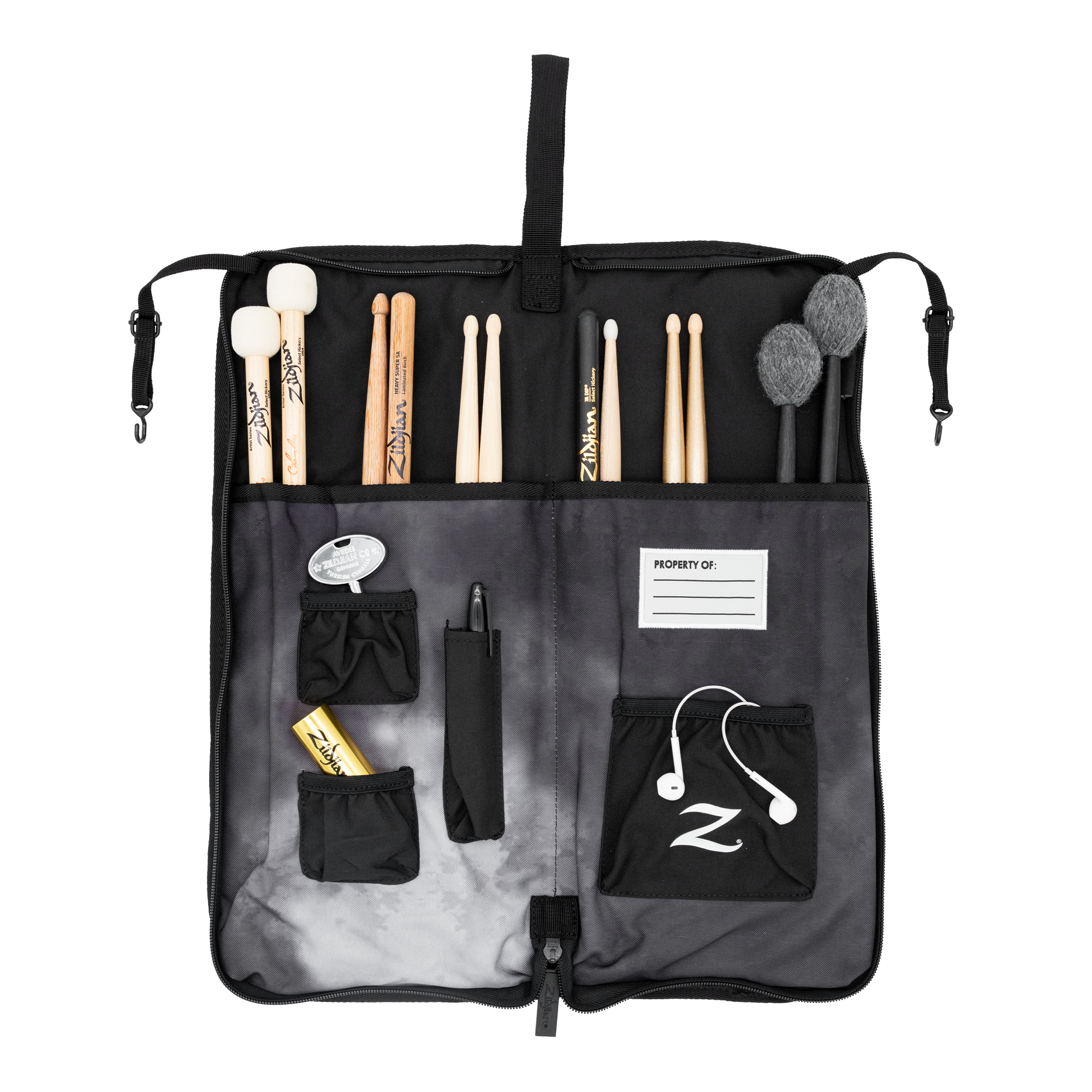 Zildjian Student Rucksack in Black Rain Cloud