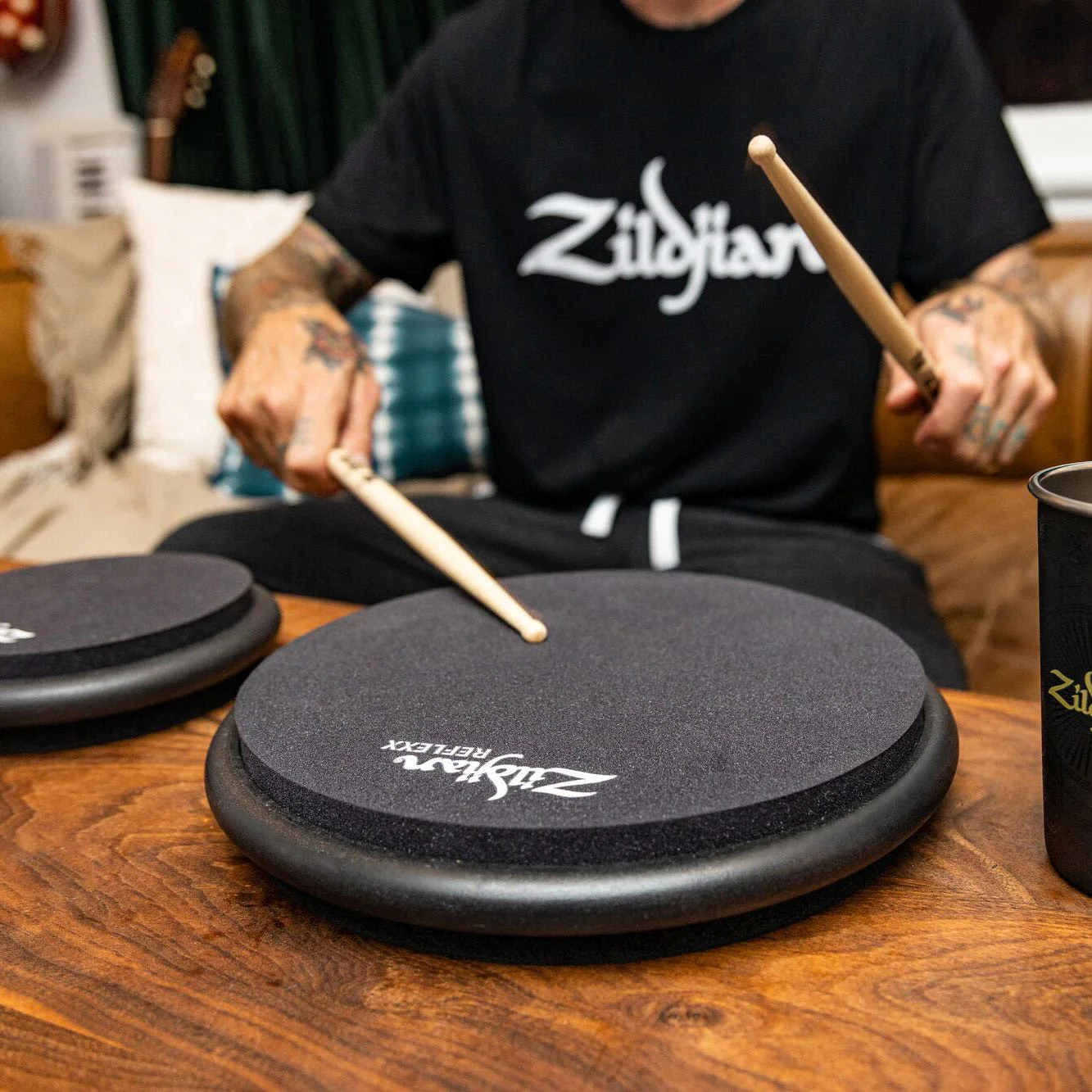 Zildjian Reflexx Conditioning Pad in Schwarz- 10"
