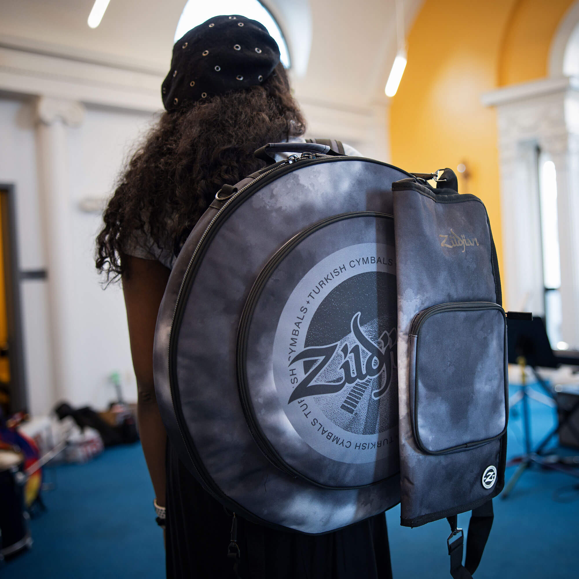 Zildjian 20" Student Cymbal Bag in Black Rain Cloud