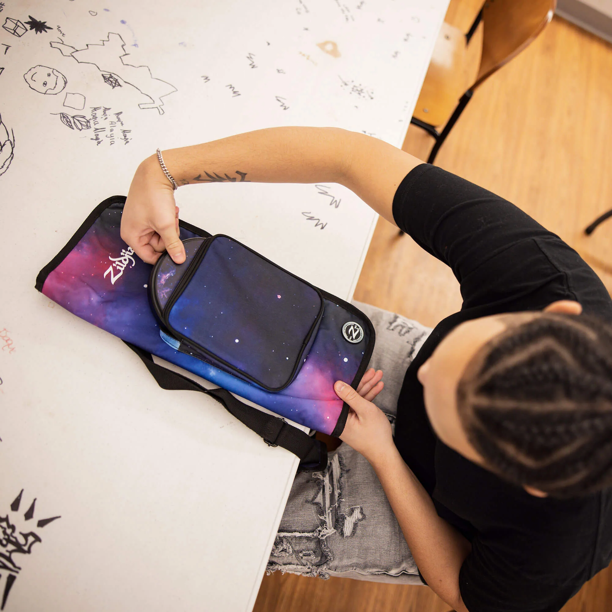Zildjian Student Stocktasche in Purple Galaxy