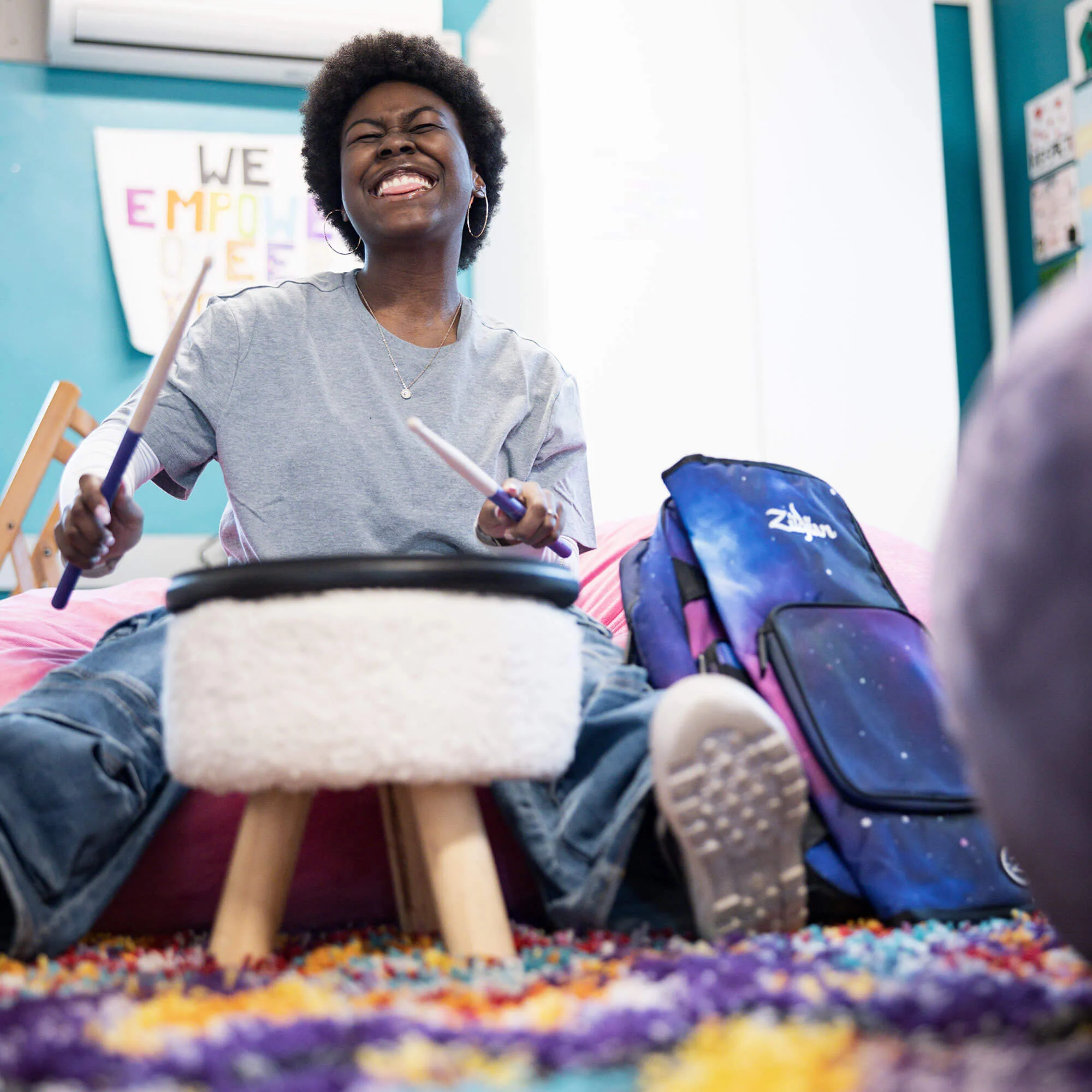 Zildjian Student Backpack in Purple Galaxy