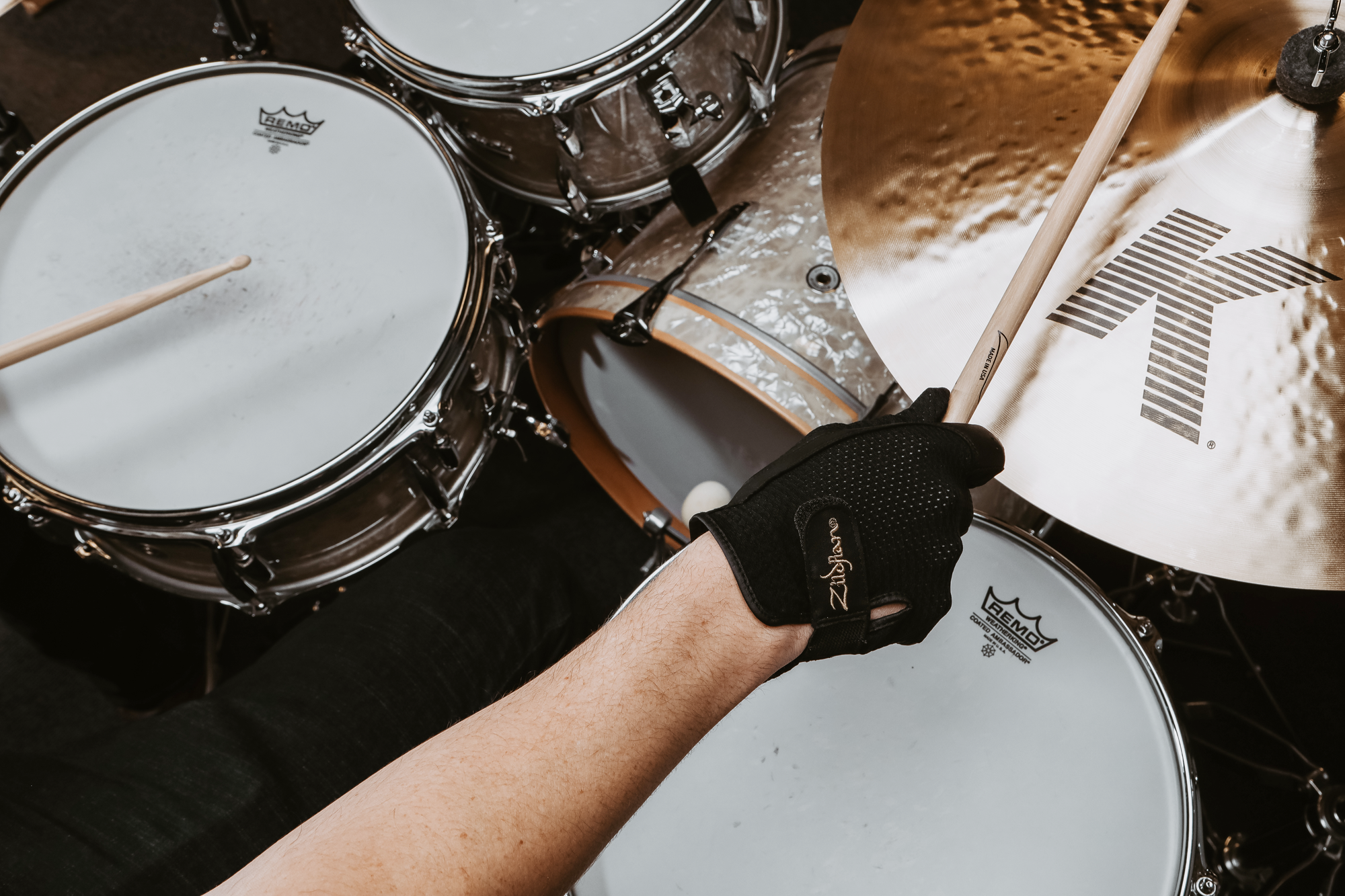 Zildjian Touchscreen Handschuhe für Drummer - XL
