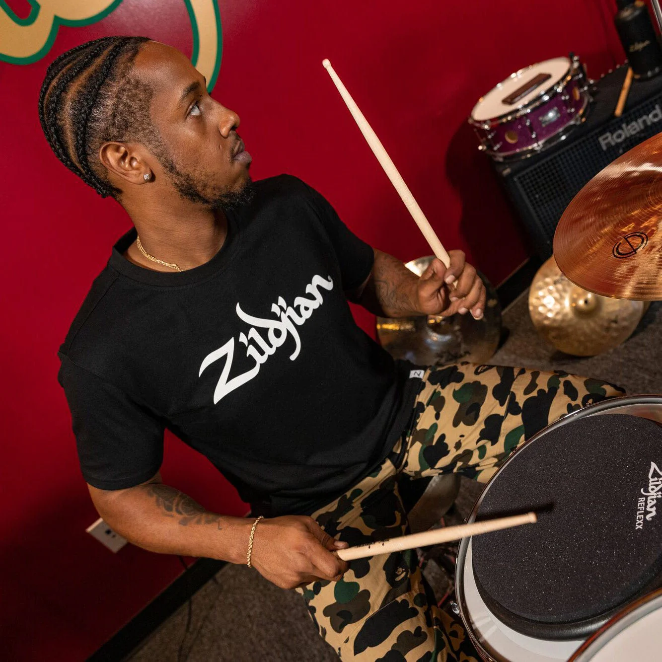 Zildjian Classic Logo Tee Black - XL