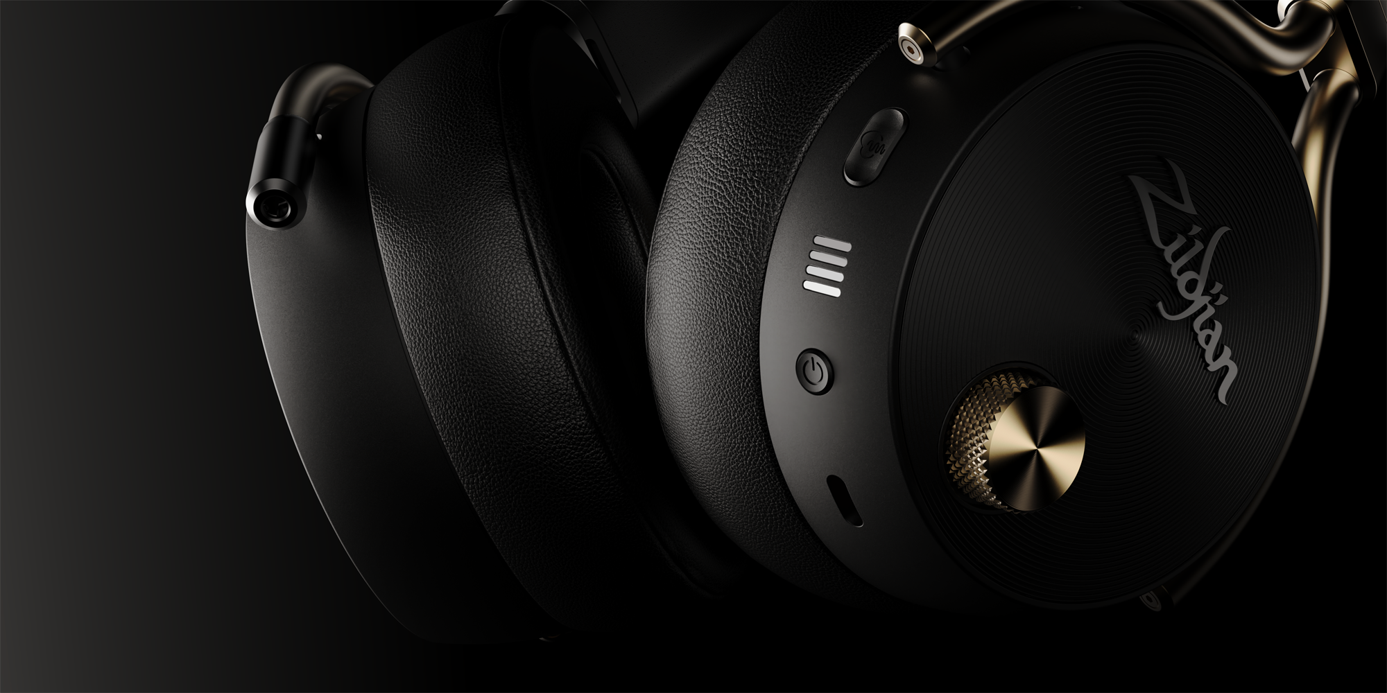 Zildjian ALCHEM-E Perfect Tune Over Ear Headphones in Black