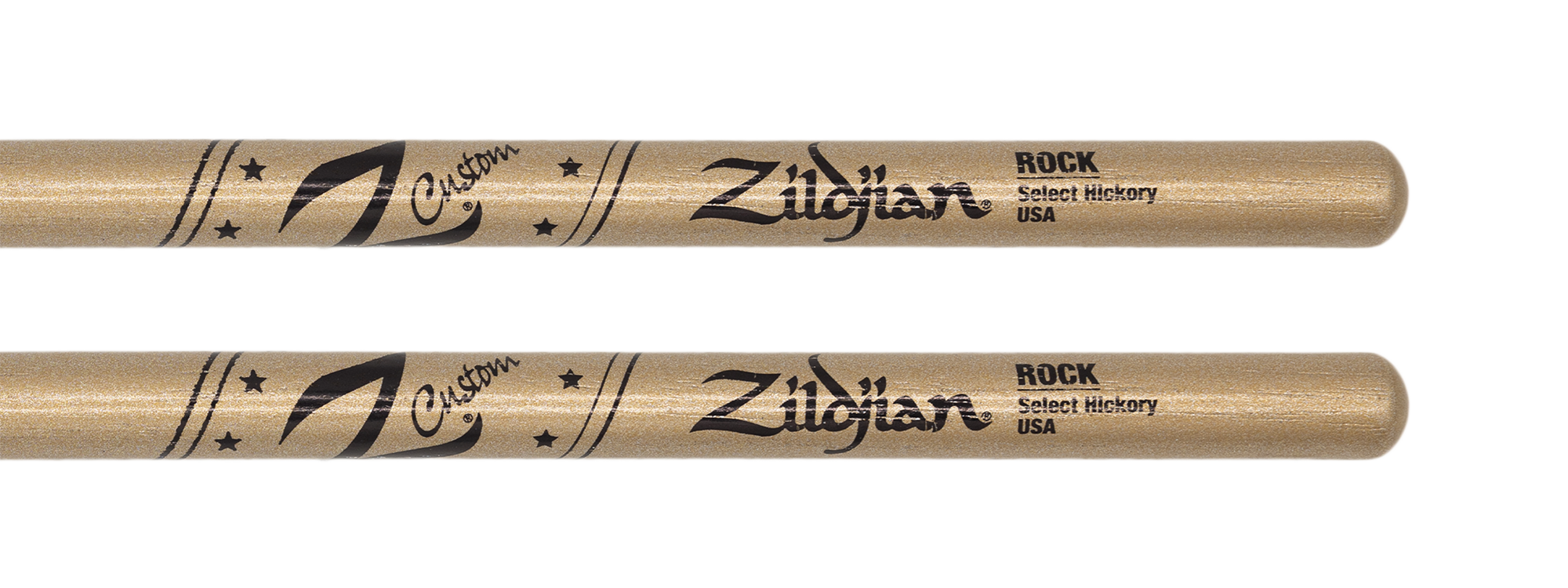 Zildjian Limited Edition Z Custom Gold Chroma Wood Drumsticks - Rock