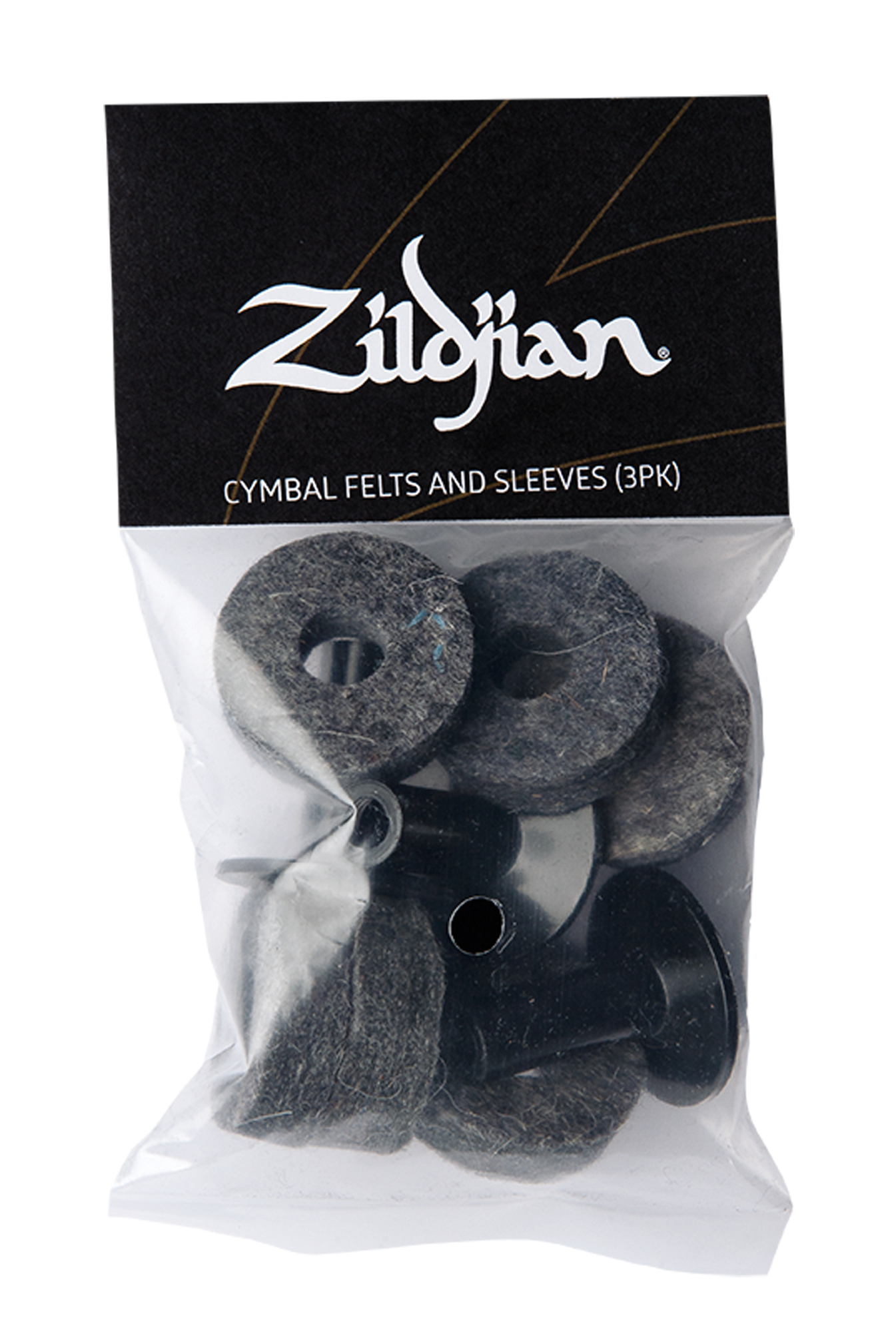 Zildjian Cymbal Felt and Sleeve - 3 Pack