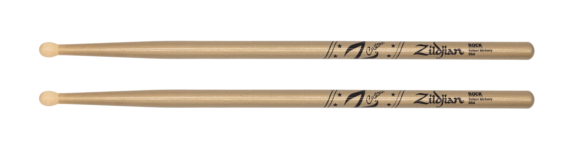 Zildjian Limited Edition Z Custom Gold Chroma Wood Drumsticks - Rock