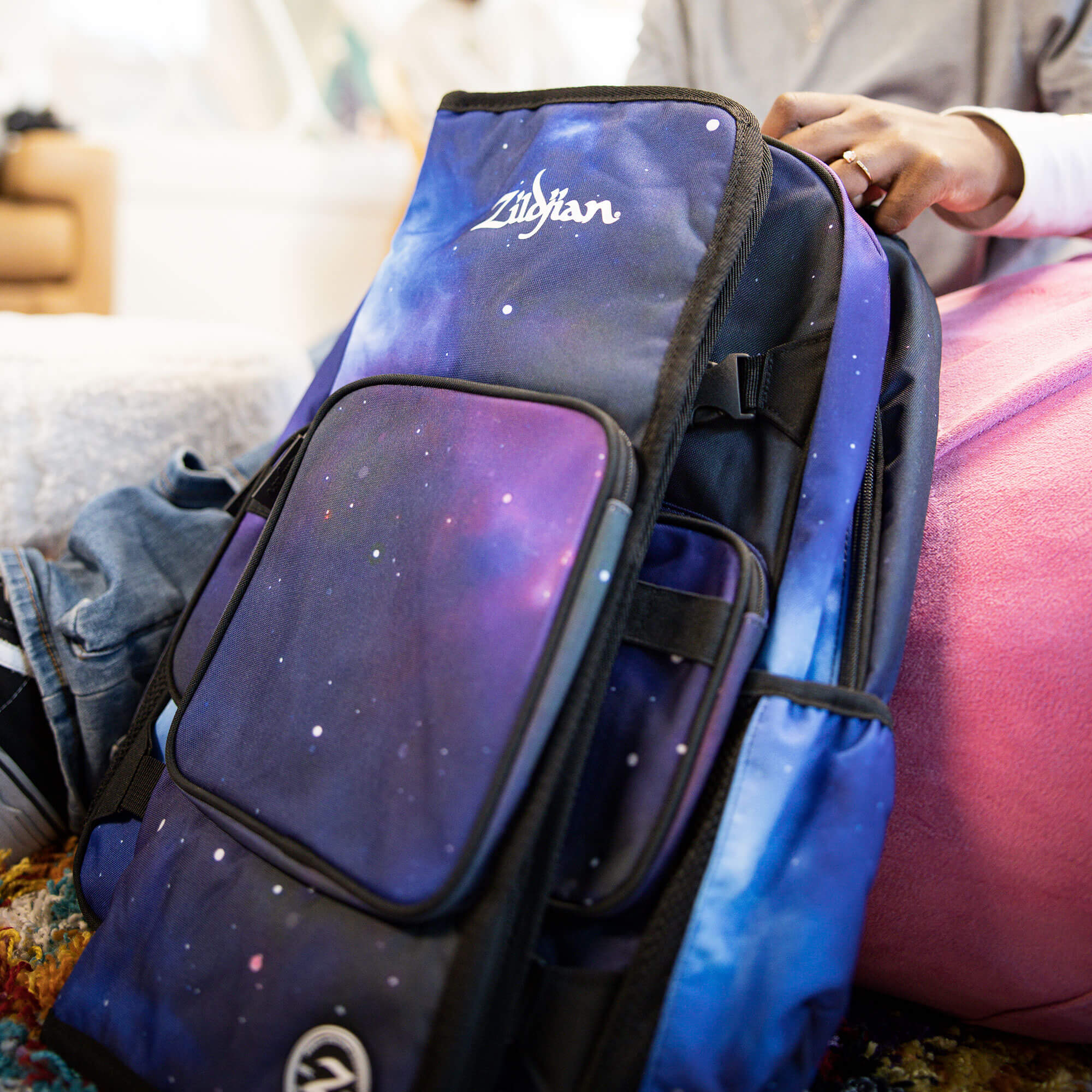 Zildjian Student Backpack in Purple Galaxy
