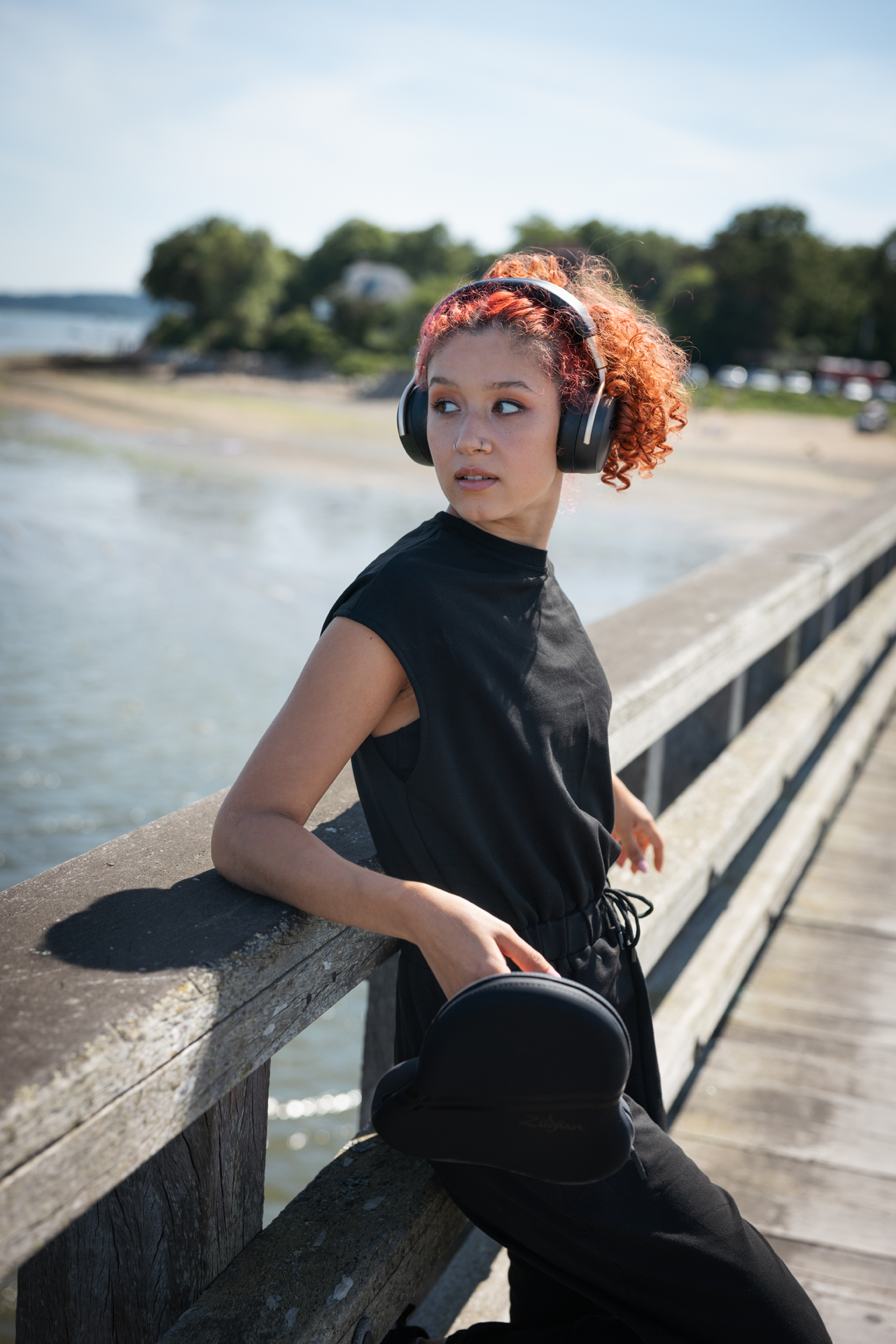 Zildjian ALCHEM-E Perfect Tune Over Ear Headphones in Black