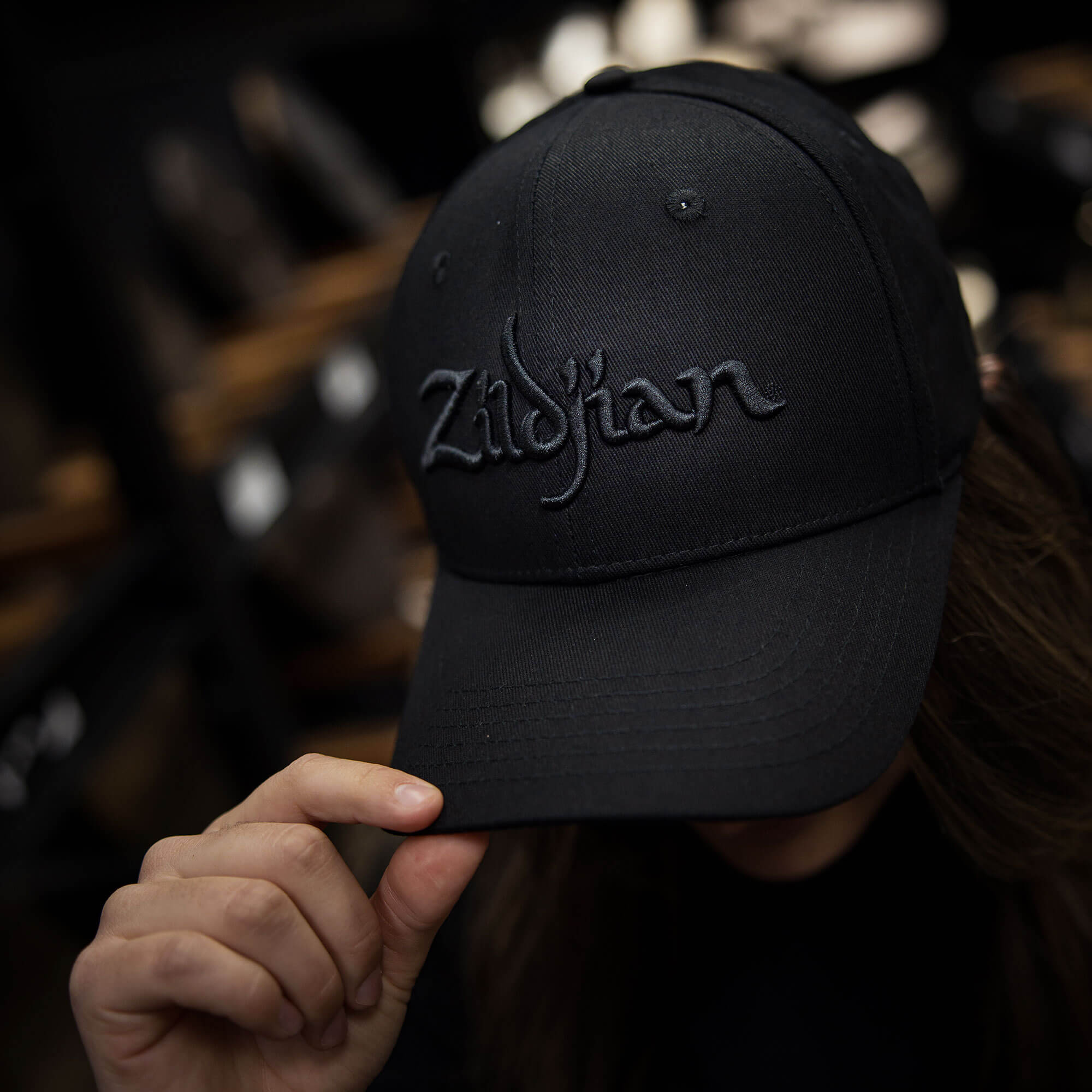 Zildjian Blackout Stretch Fit Hat - L/XL