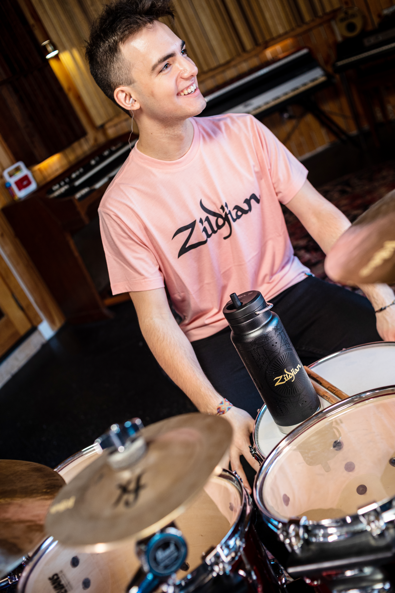 Zildjian Classic Logo T-Shirt in Rosa - XXL