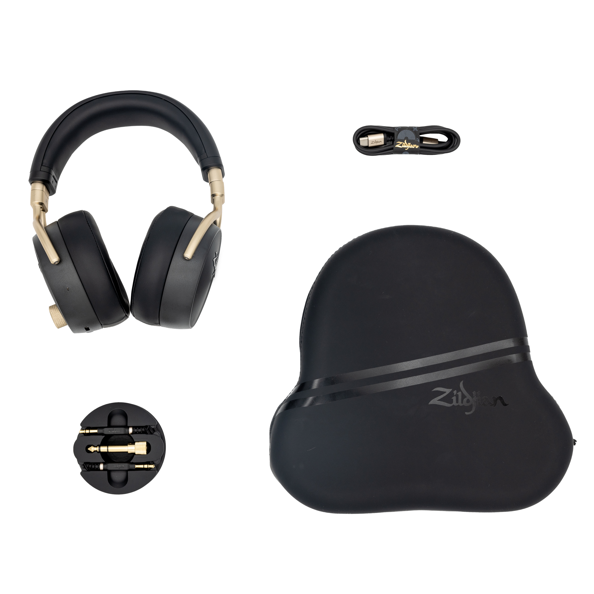 Zildjian ALCHEM-E Perfect Tune Over Ear Headphones in Black