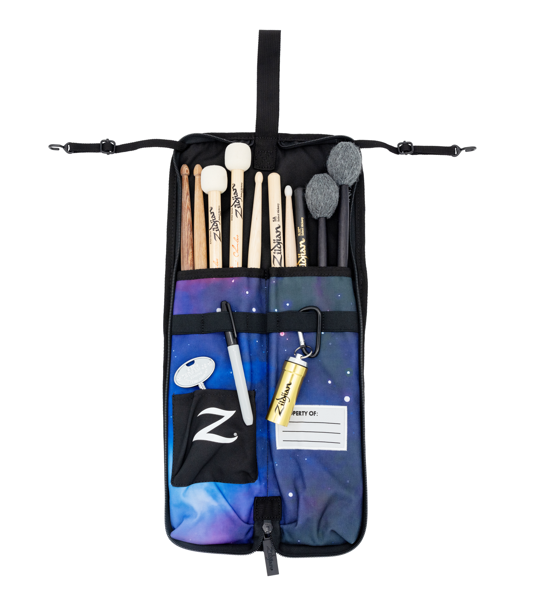 Zildjian Mini Drumstick Bag in Purple Galaxy